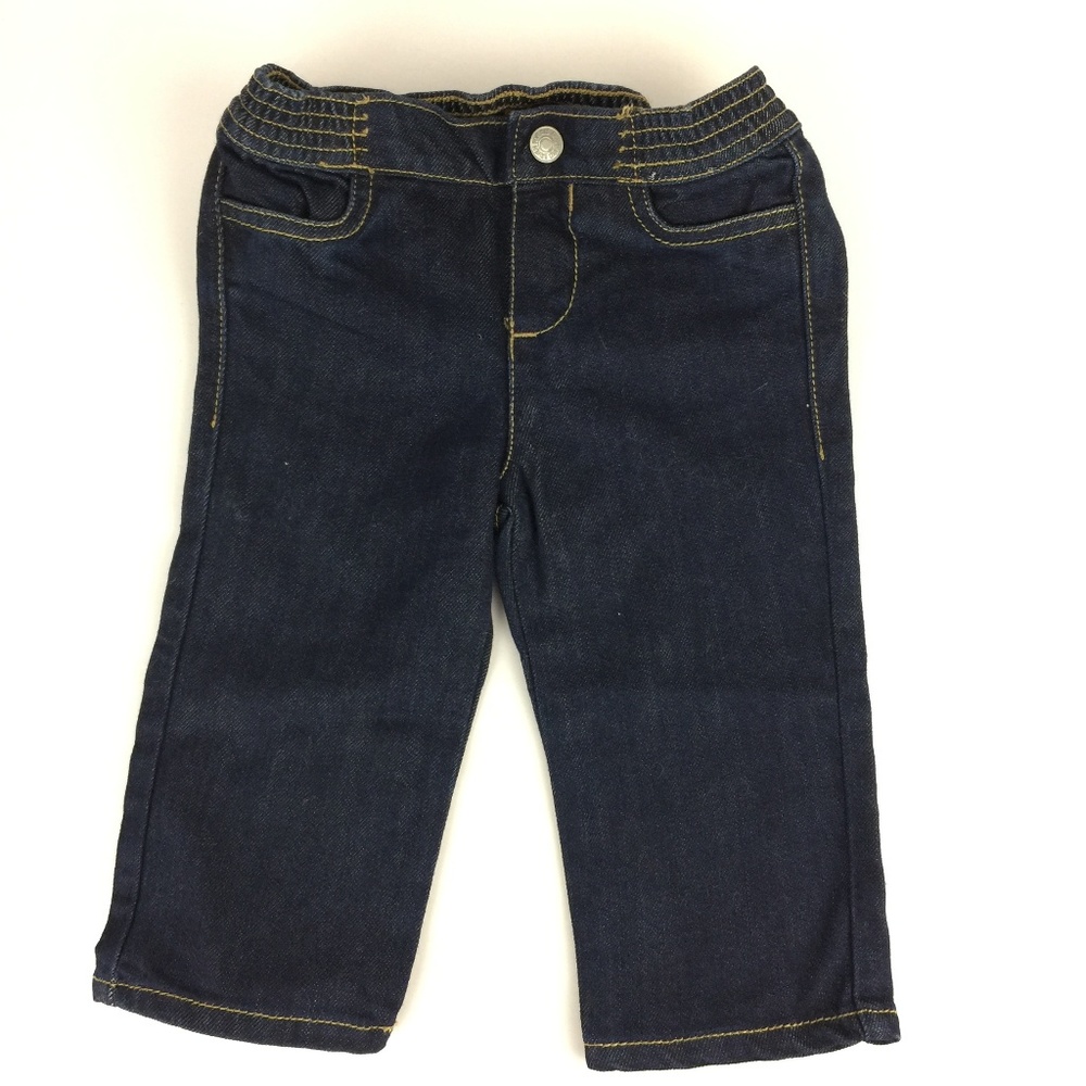 7 For all Mankind Dark Wash Denim INFANT 6-9 month - Picture 1 of 7